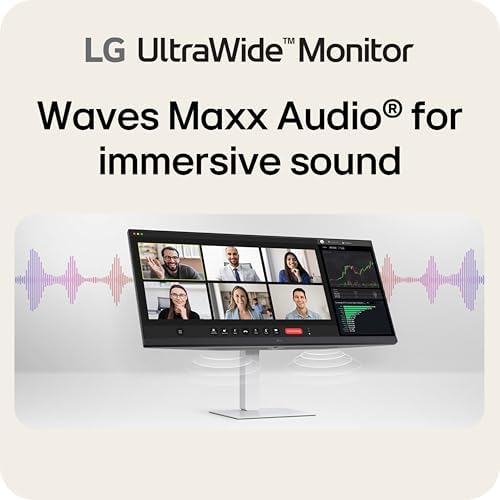 LG 34U530A W 34 inch UltraWide WFHD  2560 x 1080  IPS Wide Computer Monitor  100Hz  VESA DisplayHDR 400  HDMI  DisplayPort  USB Type C  Tilt/Height/Swivel Stand  White