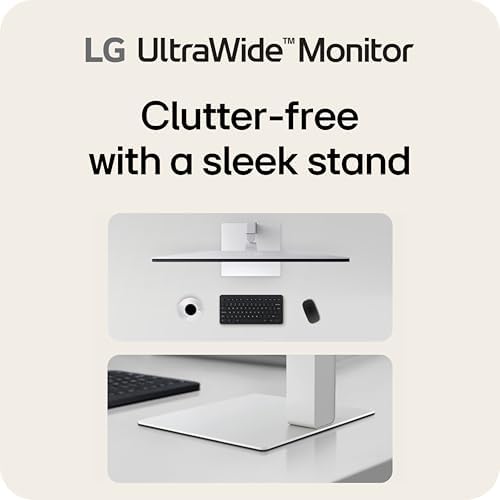 LG 34U530A W 34 inch UltraWide WFHD  2560 x 1080  IPS Wide Computer Monitor  100Hz  VESA DisplayHDR 400  HDMI  DisplayPort  USB Type C  Tilt/Height/Swivel Stand  White
