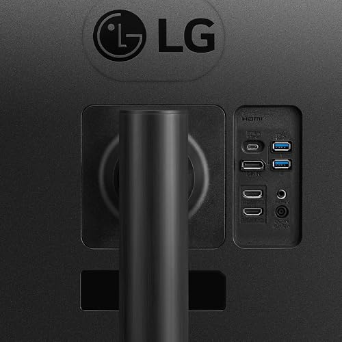 LG 34WR55QK B 34 inch UltraWide WQHD  3440 x 1440  Curved Computer Monitor  100Hz  5ms  HDR10  Reader Mode  HDMI  DisplayPort  USB Type C  Tilt/Height Adjustable Stand  Black