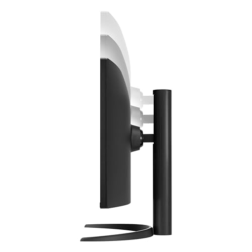 LG 34WR55QK B 34 inch UltraWide WQHD  3440 x 1440  Curved Computer Monitor  100Hz  5ms  HDR10  Reader Mode  HDMI  DisplayPort  USB Type C  Tilt/Height Adjustable Stand  Black