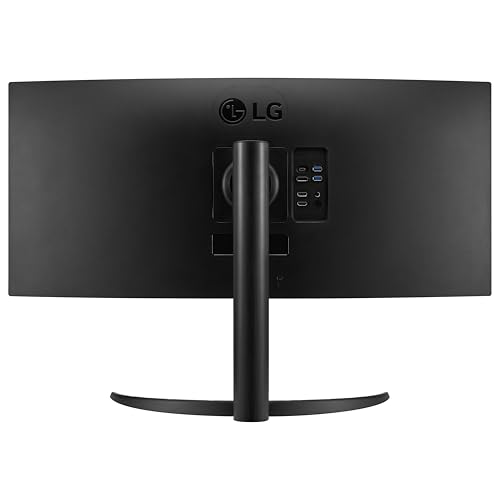 LG 34WR55QK B 34 inch UltraWide WQHD  3440 x 1440  Curved Computer Monitor  100Hz  5ms  HDR10  Reader Mode  HDMI  DisplayPort  USB Type C  Tilt/Height Adjustable Stand  Black