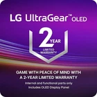 LG 34" UltraGear WQHD OLED Curved Gaming Monitor   240Hz  0 03ms  GtG