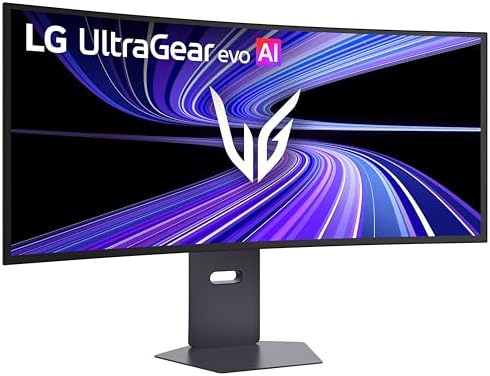 LG 39GX950B B 39 inch Ultragear evo 5K2K WUHD  5120 x 2160  OLED Curved Gaming Monitor  Dual Mode 165Hz  0 03ms  NVIDIA G Sync  FreeSync Premium Pro  DisplayHDR True Black 500  HDMI  DP  USB C  Black