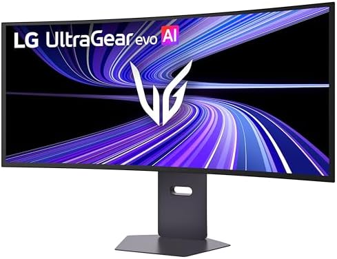 LG 39GX950B B 39 inch Ultragear evo 5K2K WUHD  5120 x 2160  OLED Curved Gaming Monitor  Dual Mode 165Hz  0 03ms  NVIDIA G Sync  FreeSync Premium Pro  DisplayHDR True Black 500  HDMI  DP  USB C  Black