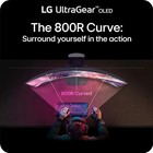 LG 39 Inch UltraGear OLED WQHD 240Hz 0 03ms 800R Curved Gaming Monitor   Open Bo