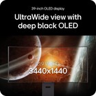 LG 39 Inch UltraGear OLED WQHD 240Hz 0 03ms 800R Curved Gaming Monitor   Open Bo