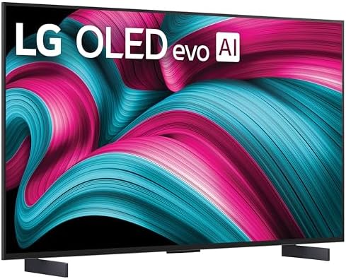 LG 42 Inch Class OLED evo AI Super Upscaling 4K C5 Series Smart TV w/Dolby Atmos & Vision  HDR10  Filmmaker Mode  Wow Orchestra  Alexa Built in  OLED42C5PUA  2025 