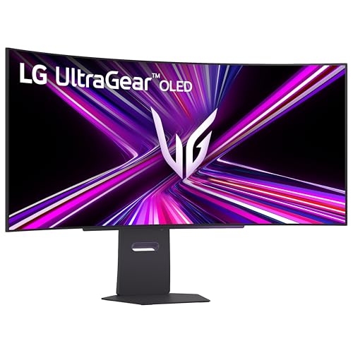 LG 45GX900A B 45 Inch Ultragear WQHD  3440 x 1440  OLED Curved Gaming Monitor  240Hz  0 03ms  NVIDIA G Sync  VESA DisplayHDR True Black 400  HDMI 2 1  DisplayPort  USB Type C PD 65W  Black