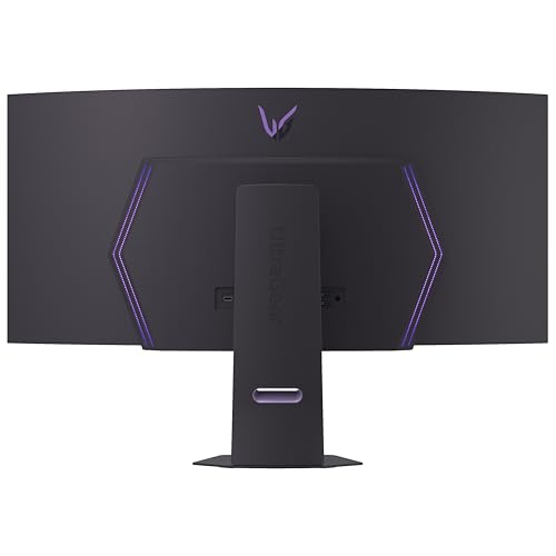 LG 45GX900A B 45 Inch Ultragear WQHD  3440 x 1440  OLED Curved Gaming Monitor  240Hz  0 03ms  NVIDIA G Sync  VESA DisplayHDR True Black 400  HDMI 2 1  DisplayPort  USB Type C PD 65W  Black