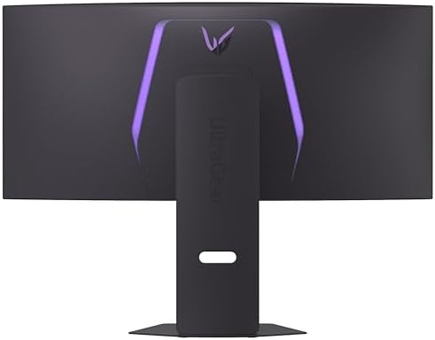LG 45GX900A B 45 Inch Ultragear WQHD  3440 x 1440  OLED Curved Gaming Monitor  240Hz  0 03ms  NVIDIA G Sync  VESA DisplayHDR True Black 400  HDMI 2 1  DisplayPort  USB Type C PD 65W  Black