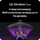 LG 45 inch UltraGear 1440p 240 Hz OLED Curved Gaming Monitor    Open Box