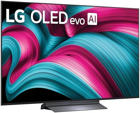 LG 55 Inch Class OLED evo AI 4K C5 Series Smart TV w/Dolby Atmos  Dolby Vision  HDR10  AI Super Upscaling 4K  Filmmaker Mode  Wow Orchestra  Alexa Built in  OLED55C5PUA  2025 