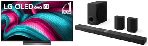 LG 55 Inch Class OLED evo AI 4K C5 Series Smart TV w/Dolby Atmos  Dolby Vision  HDR10  AI Super Upscaling 4K  Filmmaker Mode  Wow Orchestra  Alexa Built in  OLED55C5PUA  2025 