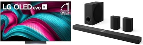 LG 55 Inch Class OLED evo AI 4K C5 Series Smart TV w/Dolby Atmos  Dolby Vision  HDR10  AI Super Upscaling 4K  Filmmaker Mode  Wow Orchestra  Alexa Built in  OLED55C5PUA  2025 