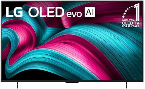 LG 65 Inch Class OLED evo AI 4K C5 Series Smart TV w/Dolby Atmos  Dolby Vision  HDR10  AI Super Upscaling 4K  Filmmaker Mode  Wow Orchestra  Alexa Built in  OLED65C5PUA  2025 