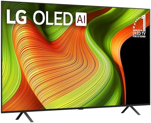 LG 65 Inch Class OLED AI 4K B5 Series Smart TV w/Dolby Atmos  Dolby Vision  HDR10  AI Super Upscaling 4K  Filmmaker Mode  Wow Orchestra  Alexa Built in  OLED65B5PUA AUSZ  2025 