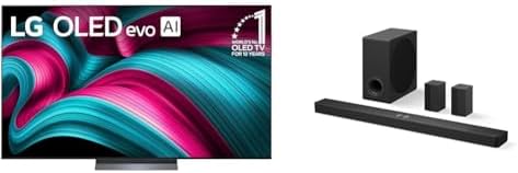 LG Smart TV Class OLED evo AI 4K C5 Series de 65 pulgadas con Dolby Atmos, Dolby Vision, HDR10, AI Super Upscaling 4K, modo Cineasta, Orquesta Wow, Alexa incorporado (OLED65C5PUA, 2025)
