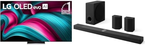 LG Smart TV Class OLED evo AI 4K C5 Series de 65 pulgadas con Dolby Atmos, Dolby Vision, HDR10, AI Super Upscaling 4K, modo Cineasta, Orquesta Wow, Alexa incorporado (OLED65C5PUA, 2025)
