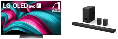 LG Smart TV Class OLED evo AI 4K C5 Series de 65 pulgadas con Dolby Atmos, Dolby Vision, HDR10, AI Super Upscaling 4K, modo Cineasta, Orquesta Wow, Alexa incorporado (OLED65C5PUA, 2025)