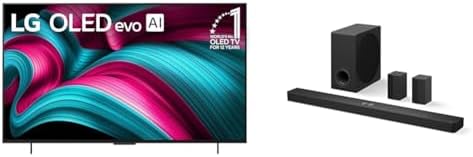 LG Smart TV Class OLED evo AI 4K C5 Series de 65 pulgadas con Dolby Atmos, Dolby Vision, HDR10, AI Super Upscaling 4K, modo Cineasta, Orquesta Wow, Alexa incorporado (OLED65C5PUA, 2025)