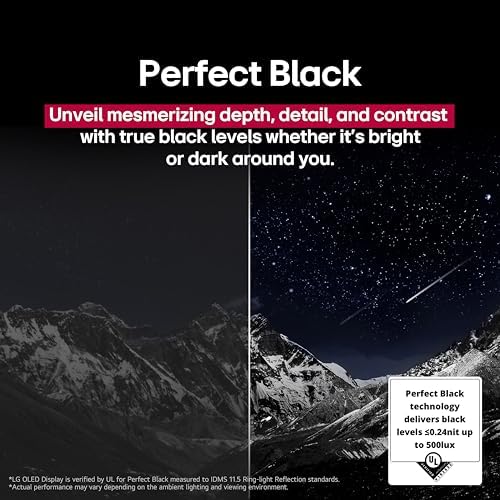 LG Smart TV Class OLED evo AI 4K C5 Series de 65 pulgadas con Dolby Atmos, Dolby Vision, HDR10, AI Super Upscaling 4K, modo Cineasta, Orquesta Wow, Alexa incorporado (OLED65C5PUA, 2025)
