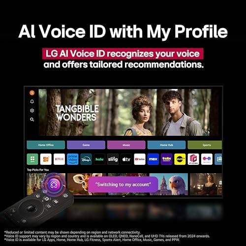 LG Smart TV Class OLED evo AI 4K C5 Series de 65 pulgadas con Dolby Atmos, Dolby Vision, HDR10, AI Super Upscaling 4K, modo Cineasta, Orquesta Wow, Alexa incorporado (OLED65C5PUA, 2025)
