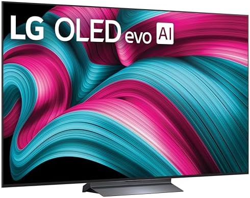 LG Smart TV Class OLED evo AI 4K C5 Series de 65 pulgadas con Dolby Atmos, Dolby Vision, HDR10, AI Super Upscaling 4K, modo Cineasta, Orquesta Wow, Alexa incorporado (OLED65C5PUA, 2025)