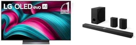 LG Smart TV Class OLED evo AI 4K C5 Series de 65 pulgadas con Dolby Atmos, Dolby Vision, HDR10, AI Super Upscaling 4K, modo Cineasta, Orquesta Wow, Alexa incorporado (OLED65C5PUA, 2025)