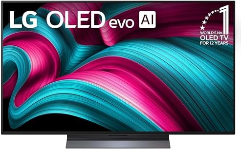 LG Smart TV Class OLED evo AI 4K C5 Series de 65 pulgadas con Dolby Atmos, Dolby Vision, HDR10, AI Super Upscaling 4K, modo Cineasta, Orquesta Wow, Alexa incorporado (OLED65C5PUA, 2025)