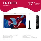 LG C5 77 Inch OLED 4K Smart TV AI ThinQ HDR WebOS