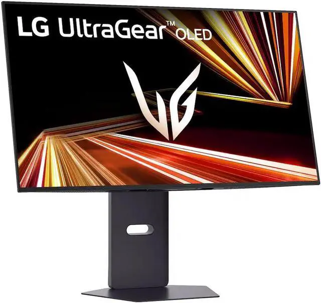 LG UltraGear 32" Dual Mode UHD 4K 165Hz Full HD 330Hz AMD FreeSync Premium Pro & G Sync compatible HDR400 OLED Gaming Computer Monitor with Height Adjustable  Swivel  Pivot & Tilt stand 32GX850A B