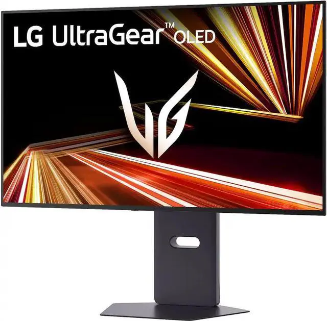 LG UltraGear 32" Dual Mode UHD 4K 165Hz Full HD 330Hz AMD FreeSync Premium Pro & G Sync compatible HDR400 OLED Gaming Computer Monitor with Height Adjustable  Swivel  Pivot & Tilt stand 32GX850A B