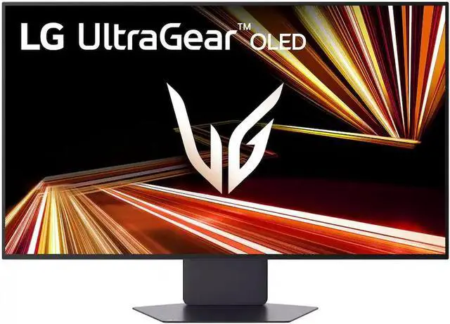 LG UltraGear 32" Dual Mode UHD 4K 165Hz Full HD 330Hz AMD FreeSync Premium Pro & G Sync compatible HDR400 OLED Gaming Computer Monitor with Height Adjustable  Swivel  Pivot & Tilt stand 32GX850A B