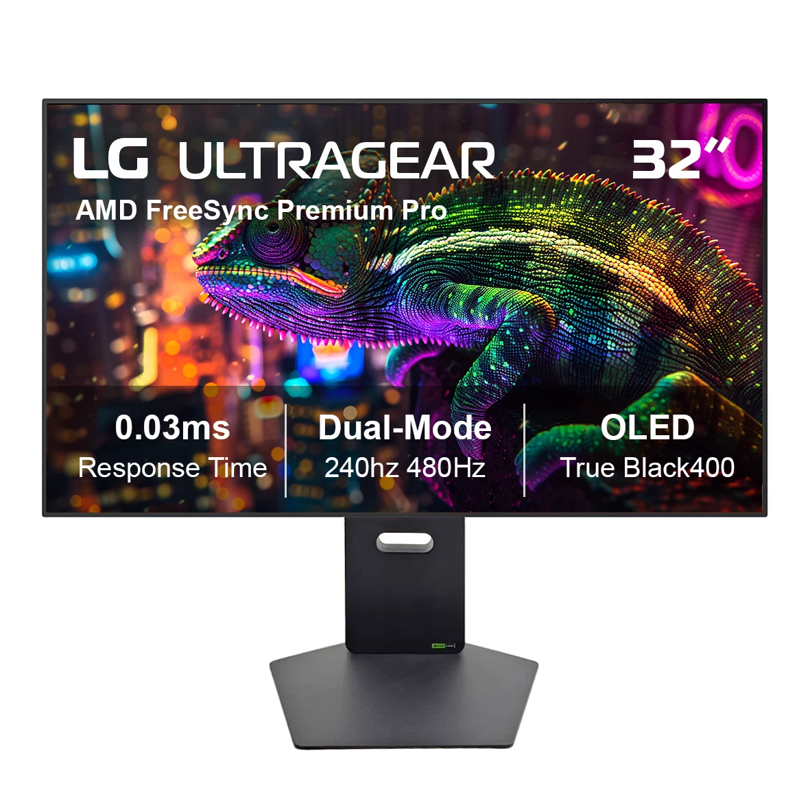 LG UltraGear 32" OLED 4K Dual Mode FHD 480Hz 0 03ms AMD FreeSync Pro 32GX870A B