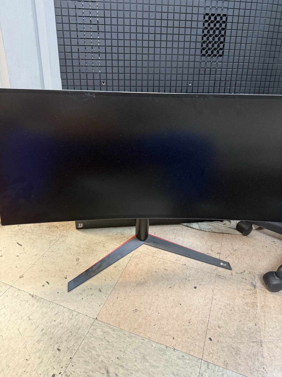 LG UltraGear 34GK950F B 34" UltraWide QHD Curved Monitor   UNTESTED AS IS