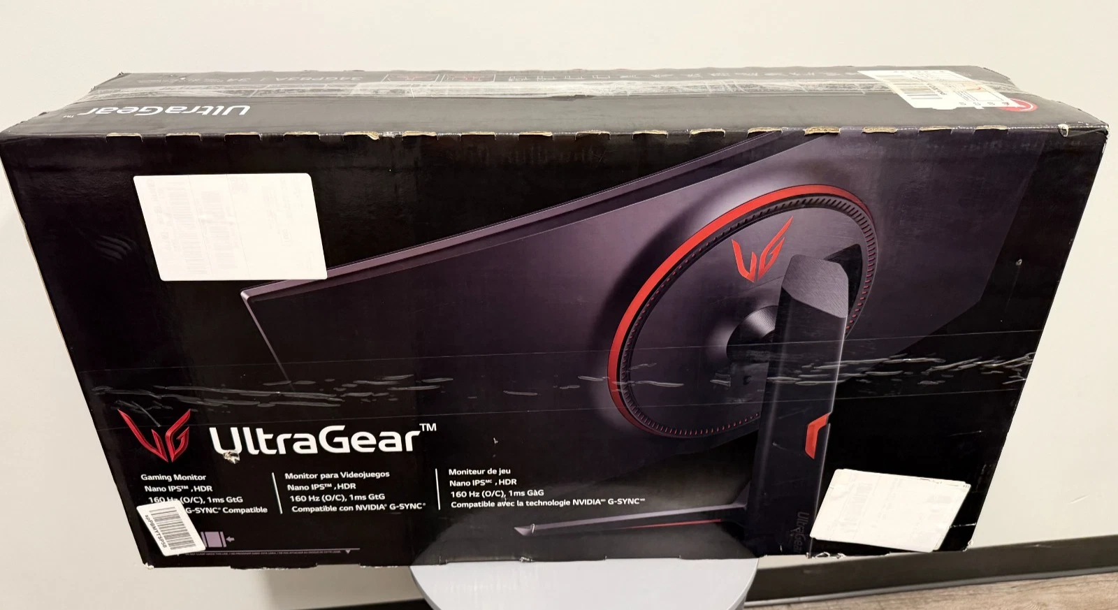 LG UltraGear 34GP83A 34" IPS LED Curved Gaming Monitor   Black