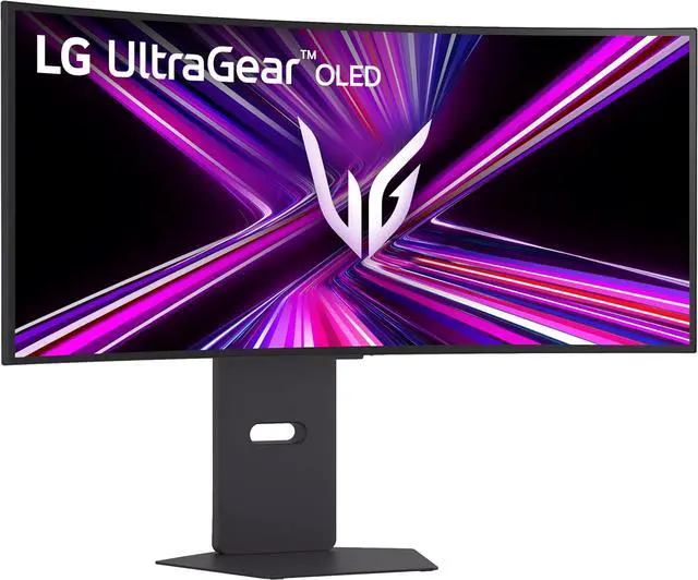 LG UltraGear 34 inch Ultrawide QHD 2K 1440P 240Hz FreeSync Premium Pro & G Sync Compatible 0 03ms HDR400 USB C OLED Curved Gaming Computer Monitor with Height Adjustable  Swivel & Tilt Stand 34GX900A B