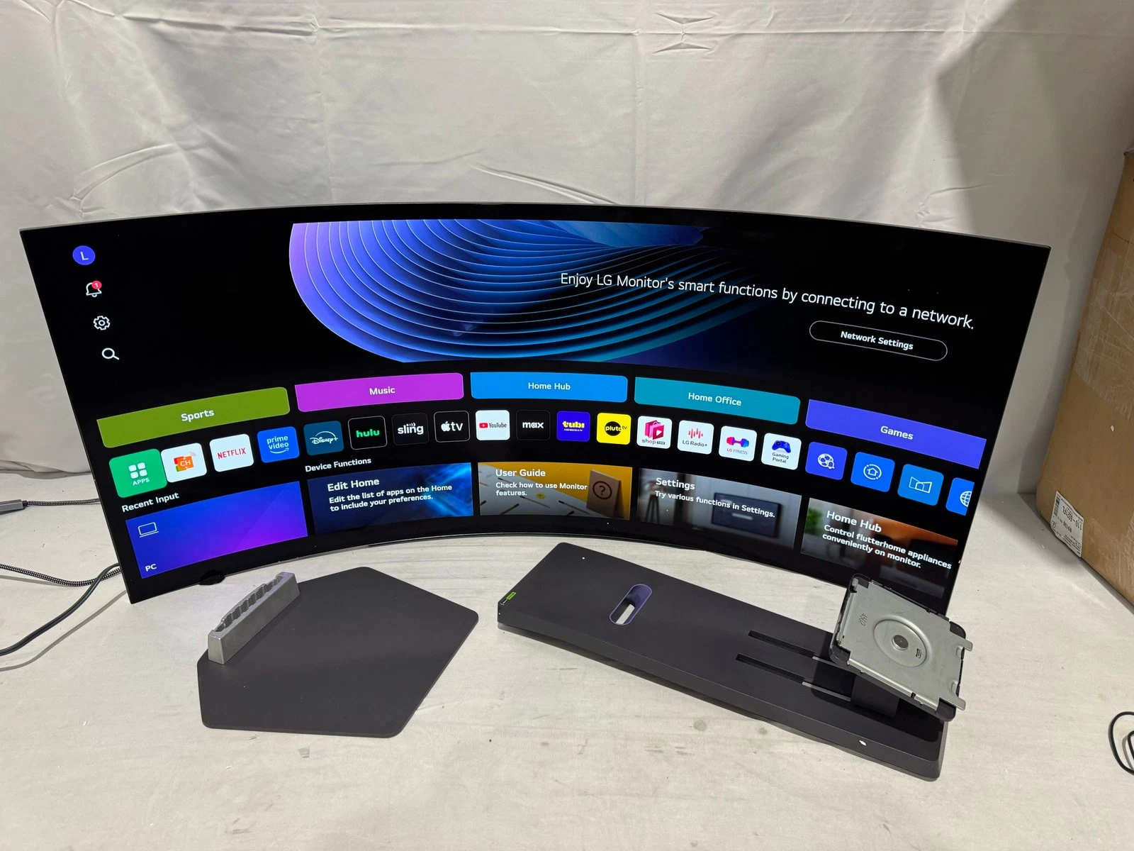 LG UltraGear 45GX90SA B 45" OLED QHD Smart Gaming Monitor 240Hz