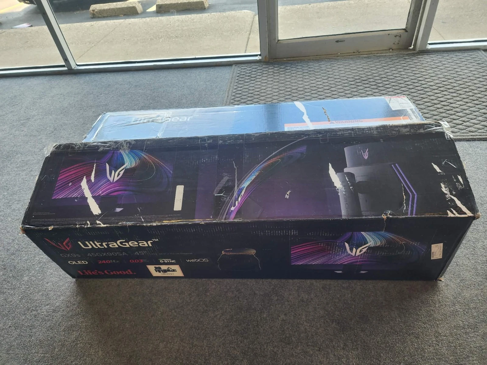 LG UltraGear 45" OLED QHD 240Hz Premium Pro Smart Gaming Monitor   45GX90SA