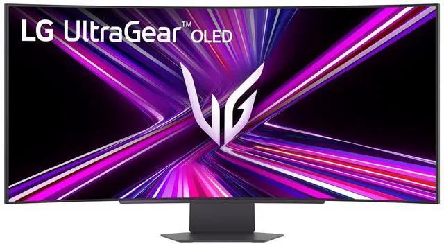 LG UltraGear 45 inch Ultrawide WQHD 2K 1440P 240Hz AMD FreeSync Premium Pro & G Sync Compatible 0 03ms HDR400 USB C OLED Curved Gaming Computer Monitor with Height Adjustable  Swivel & Tilt Stand 45GX900A B