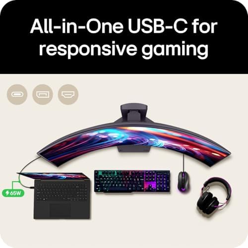 LG Ultragear 39GX900A B 39  OLED Curved WQHD Gaming Monitor   240Hz  0 03ms  G SYNC & FreeSync Premium Pro  HDMI 2 1  DisplayPort 1 4  USB C  VESA  Anti Glare  HDR True Black  800R Curve