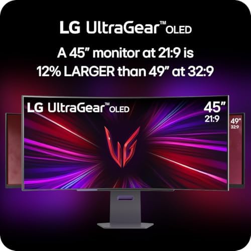 LG Ultragear 39GX900A B 39  OLED Curved WQHD Gaming Monitor   240Hz  0 03ms  G SYNC & FreeSync Premium Pro  HDMI 2 1  DisplayPort 1 4  USB C  VESA  Anti Glare  HDR True Black  800R Curve