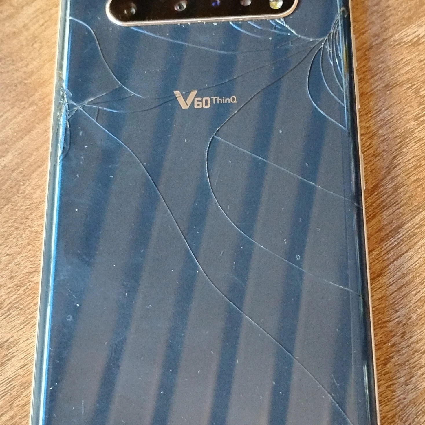 LG V60 ThinQ 5G 128GB Blue Smartphone LM V600N  bundle 