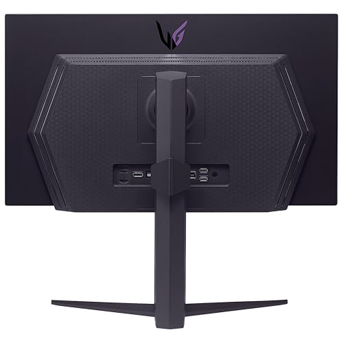 LG  27GS93QE 27 inch Ultragear OLED Gaming Monitor QHD 1440p 240Hz 0 03ms DisplayHDR True Black 400 AMD FreeSync Premium Pro NVIDIA G Sync HDMI 2 1 DisplayPort Tilt/Height/Pivot Stand Black