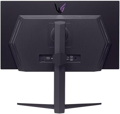 LG  27GS93QE 27 inch Ultragear OLED Gaming Monitor QHD 1440p 240Hz 0 03ms DisplayHDR True Black 400 AMD FreeSync Premium Pro NVIDIA G Sync HDMI 2 1 DisplayPort Tilt/Height/Pivot Stand Black