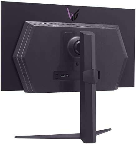 LG  27GS93QE 27 inch Ultragear OLED Gaming Monitor QHD 1440p 240Hz 0 03ms DisplayHDR True Black 400 AMD FreeSync Premium Pro NVIDIA G Sync HDMI 2 1 DisplayPort Tilt/Height/Pivot Stand Black