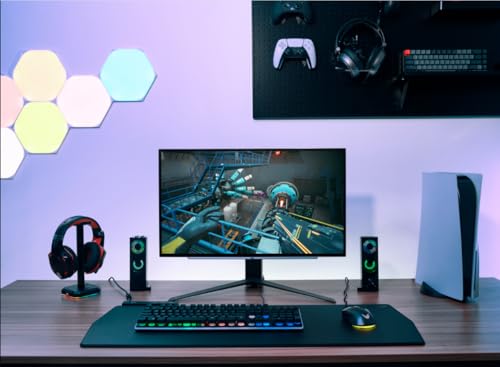 LG  27GS95QE 27 inch Ultragear OLED Gaming Monitor QHD 1440p 240Hz 0 03ms DisplayHDR True Black 400 AMD FreeSync Premium Pro NVIDIA G Sync HDMI 2 1 DisplayPort Tilt/Height/Swivel Stand Black