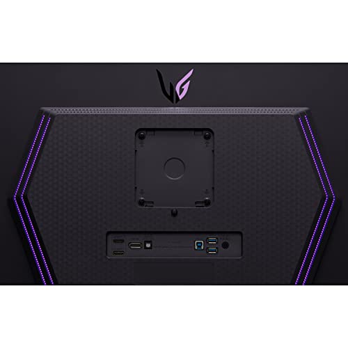 LG  27GS95QE 27 inch Ultragear OLED Gaming Monitor QHD 1440p 240Hz 0 03ms DisplayHDR True Black 400 AMD FreeSync Premium Pro NVIDIA G Sync HDMI 2 1 DisplayPort Tilt/Height/Swivel Stand Black