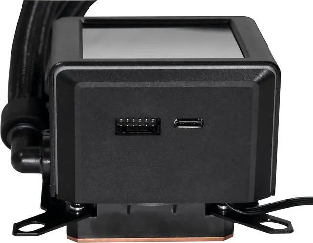 Refrigerador líquido LIAN LI Galahad II LCD SL-INF 360 negro, compatible con Intel LGA 1851, 1700, 1200 y AMD AM5, AM4 - GA2ALCD36INB