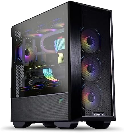 LIAN LI LANCOOL III E ATX PC Case  Spacious RGB Gaming Computer Case with Hinged Tempered Glass Doors  Fine Mesh Panels  4x140mm PWM Fans Pre Installed High Airflow Chassis  Black